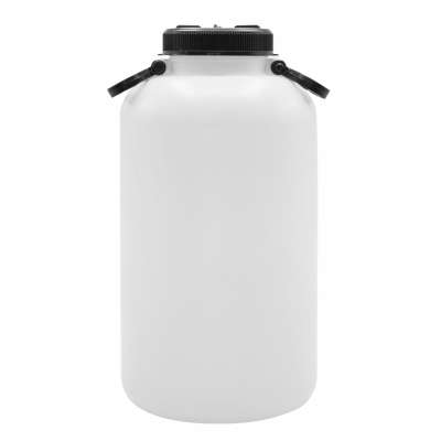 Contenitore Per Alimenti In Polietilene Con Bocca Larga Con Coperchio E Manici Laterali 50lt